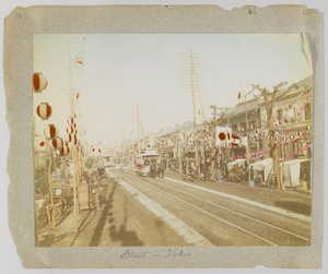 東京の街並み（手彩色のモノクロ写真 作： Japanese Photographer