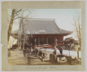東京・浅草寺（手彩色のモノクロ写真 作： Japanese Photographer