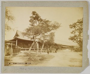京都・三十三間堂の正面（モノクロ写真 作： Japanese Photographer