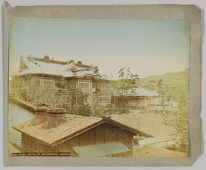 神奈川県箱根町宮ノ下「富士屋ホテル」（手彩色のモノクロ写真 作： Japanese Photographer