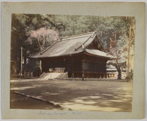 日光・二荒山神社（手彩色のモノクロ写真 作： Japanese Photographer