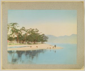 宮島、日本（手彩色のモノクロ写真 作： Japanese Photographer