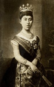 皇太子妃春子の肖像写真、20世紀の初め。 作： Japanese Photographer