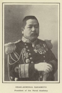 海軍士官学校の学長、坂本海軍大将 作： Japanese Photographer