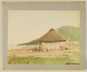 神戸市近郊の須磨浦（手彩色のモノクロ写真 作： Japanese Photographer