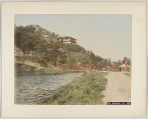 神戸・諏訪山の丘（手彩色のモノクロ写真 作： Japanese Photographer