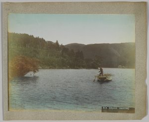 神奈川県・箱根・姥子（手彩色白黒写真 作： Japanese Photographer