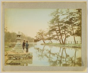 宮島の風景（手彩色のモノクロ写真 作： Japanese Photographer