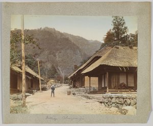 日光・中禅寺の里（手彩色のモノクロ写真 作： Japanese Photographer