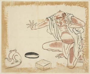 寓話：老人とネズミ 作： Japanese School