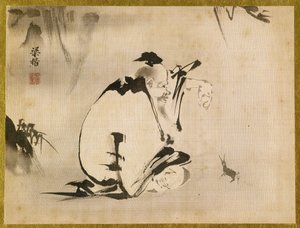 道教の不滅、c.1816-28（絹のインクと色）