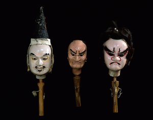 Banraku puppets  作： Japanese School