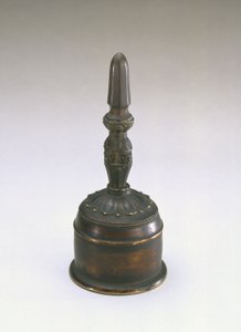 仏教の鐘、鎌倉時代、1185-1333年（セラミック） 作： Japanese School