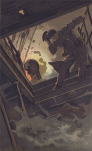 ヒロセ中佐 杉野准尉（クロモリソ）を捜索中 作： Japanese School