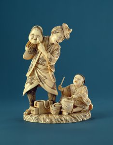 エンターテイナー、オキノモ、明治時代 作： Japanese School