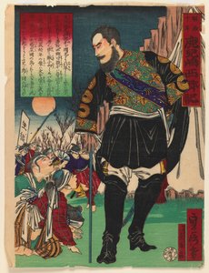 歴史的主題、1878年頃（版画） 作： Japanese School