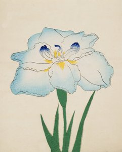 一水no銀、34号、1890年（色木版画）