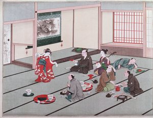 日本人が食べたり飲んだり、喫茶店で楽しんだりする（WC） 作： Japanese School