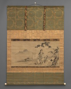 十郎神と鹿 作： Japanese School