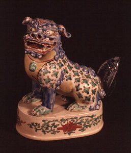 仏獅子の柿右衛門姿 作： Japanese School