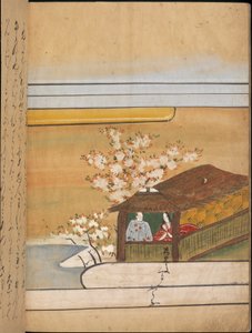 「大勝館」挿絵（紙本墨彩） 作： Japanese School