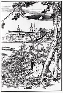刺客に殺されそうになるナポレオン（木版画 作： Japanese School