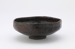 大樋焼浅茶碗、茶碗（ひら茶碗） 作： Japanese School