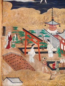 長一屏風 - 八曲一双屏風（絵画） 作： 日本語学校