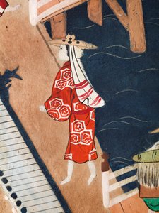 長一屏風 - 八曲一双屏風（絵画） 作： Japanese School