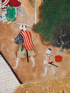 長一屏風 - 八曲一双屏風（絵画） 作： 日本語学校