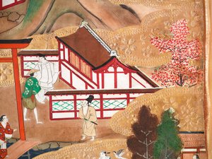 長一屏風 - 八曲一双屏風（絵画） 作： 日本語学校