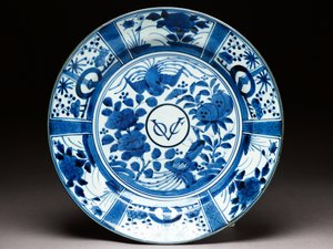江戸時代の皿 作： Japanese School