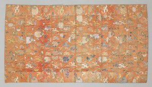 18世紀後半の7列のケサ（金襴の絹） 作： Japanese School