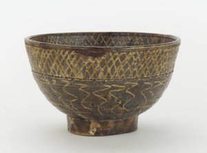 刻印入り茶碗長崎県対馬島江戸時代（陶） 作： Japanese School