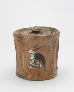 ふた付き茶道水筒、京都、京都府、江戸時代、明治（陶） 作： Japanese School