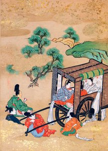 安静時の僧侶小学校の召使い（紙にトイレ） 作： Japanese School