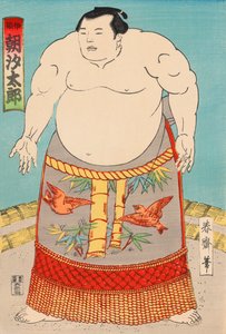 大相撲力士の朝潮太朗 作： Japanese School