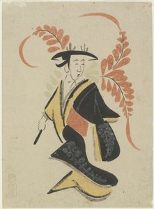 藤の乙女、17世紀後半〜18世紀初頭（紙にインクと色） 作： Japanese School