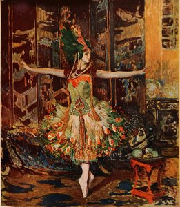 タマラ・カルサヴィナ1914年の『ユーゲント』誌の表紙 作： Jaques Èmile Blanche