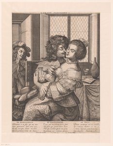 愛するカップル ラマンパッション。 (アイテムのタイトル) 作： Jaspar de Isaac (attributed to)