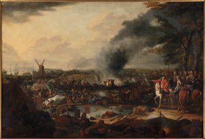 1703年6月30日のエケレンの戦い、1703年と1716年の間。 作： Jasper Broers