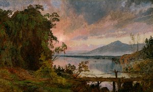 秋の素晴らしさ、1896 作： Jasper Francis Cropsey