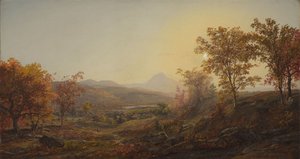 チョコルア山の秋、1869年
