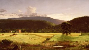 ベアフォードマウンテンズ、ウェストミルフォード、ニュージャージー州、1850 作： Jasper Francis Cropsey