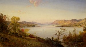 グリーンウッド湖、1875 年。 作： Jasper Francis Cropsey