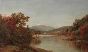 ジャスパー・F・クロプシー／「ニューハンプシャー州ワシントン山」1870年 作： ジャスパー・フランシス・クロプシー