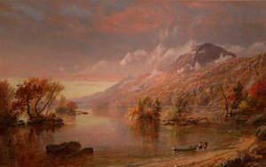 レイク ジョージ 作： Jasper Francis Cropsey