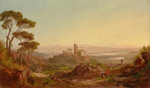 ナルニの廃墟、イタリア 1875年 （油彩・キャンバス） 作： Jasper Francis Cropsey