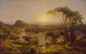 夏、オンタリオ湖 作： Jasper Francis Cropsey