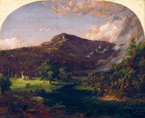 トゥーンマウンテン、ワシントン本部、ロックランド社、ニューヨーク 作： Jasper Francis Cropsey